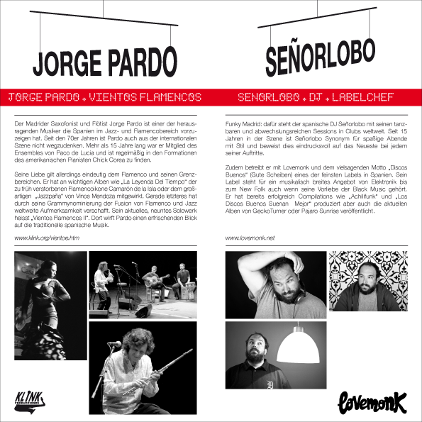 Grafikdesign - Flyer Madrid